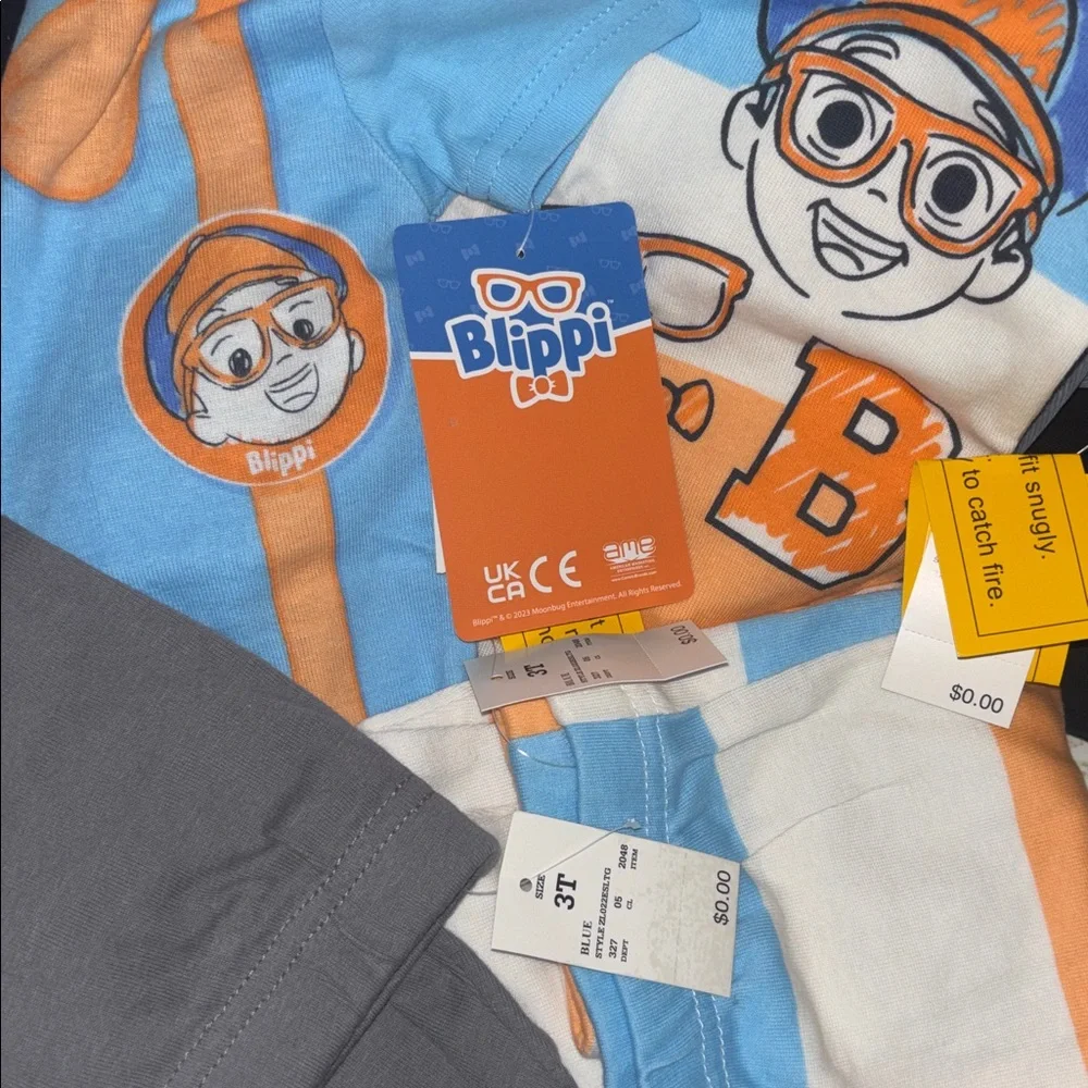 🆕 NWT Blippi 4-Piece Mix & Match Pajama
Set Sz - Picture 2 of 2
